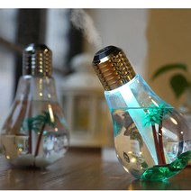 HUMIDIFIER 무드조명 캠핑 초음파 휴대용 가습기 1개, 실버골드랜덤