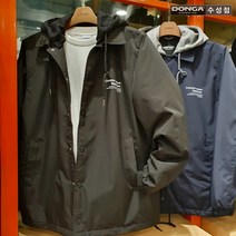 리트머스 간절기 신상공용@가볍고 베이직한 후드 탈부착 코치 점퍼 자켓~안감 전체 누빔 M018