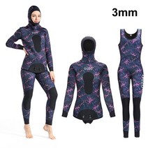 수영강사슈트 다이버슈트 수상스키복남성 여성 1.5mm3mm 스피어 낚시 프리미엄 위장, bcw3002-3mm, m
