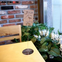 아트사인 스텐꽂이3974 원형205 중/메모꽂이/알림판/안내판/가격, 3974 2개입