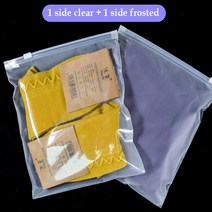의류 이불 대량 50pcs 의류 지퍼 가방에 대 한 서 리 낀 인감 지 플락 비닐 봉투 코트 청바지 후드 패키지에 인쇄, one side Frosted_13x18 센치메터 |