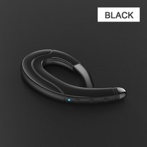 골전도 블루투스이어폰 블루투스넥밴드 무선 핸즈프리 2022 블루투스 v5.0 헤드셋 헤드셋 통증 없는, 001erji-black-1pcs