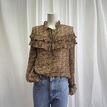 여성 초가을 긴팔 44~55사이즈 블라우스 F002#