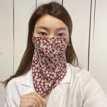 [미스블혹] 국내제작 안감 매쉬 커튼 꽃 마스크