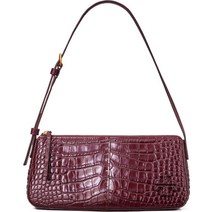 TORY BURCH 맥그로 크록 엠보싱 웨지 숄더백