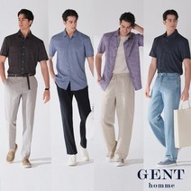 [KT알파쇼핑]23SS 젠트옴므 반소매 셔츠 4종
