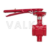 조은 닥타일 10K 그루브 버터플라이밸브 레버 125A, 단품