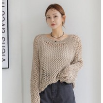 대바늘 브리즈 탑다운 니트 패키지, 골드, 1개