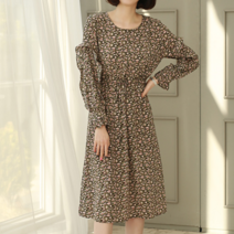 [웬디즈갤러리]캐리온 플라워 프릴 원피스 UOP003