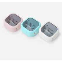 포원 울트라웨이브 휴대용 칫솔 살균기 보관 케이스 UV-C LED 소독기 UV램프 1인용, 핑크