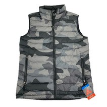 컬럼비아 멘즈 파우더 라이트 카모 풀집 조끼 자켓 그이 M