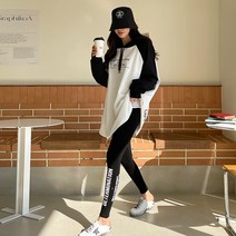 테오 나그랑 배색 롱 후드