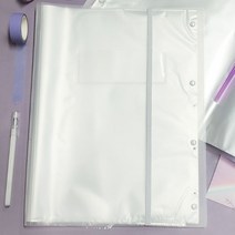A3 브로마이드 8절지 시험지 화일 클리어 정리 투명 납작 인덱스 파일, A3 컬러 파일철 인덱스형