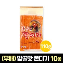 에코푸드 밤꿀맛 쫀디기, 110g, 10봉