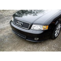 아우디 바디킷 for audi audi a6 c5 s6 프론트 범퍼 삽입 cupra r 프론트 스포일러, 검은색