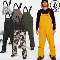 21-22 VOLCOM 볼콤 맨즈 웨어 팬츠 Rain Gtx Bib Overall G1351902 비브 팬츠 ship1 반품종별 OUTLET