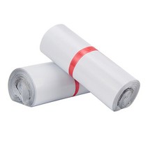 택배 비닐 종이 상자 박스 팩 100pcs 흰색 가방 방수 셀프 인감 플라스틱 폴 리 봉투 우편물 저장 우편 포장 메일, [11] 10x41cm, [01] White