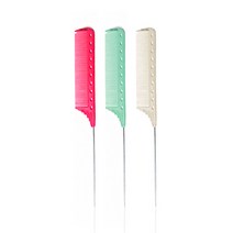 루시피 T/S 102 프로페셔널 철 꼬리빗 (3color), 102-아이보리