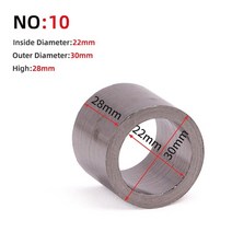 범용 32mm 38mm 45mm 50mm o-ring 오토바이 배기 머플러 파이프 이스케이프 링크 파이프 석면 가스켓 for motocross atv honda, 10이 아니다