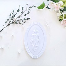 셀레나 화이트 엔틱 쉐비 액자