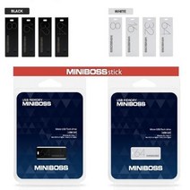쭈fountain_미니보스 USB메모리 스틱형 8G 휴대용 USB 저장 판촉용 8기가 소형 심플 8가♥jlove, ♥jlove블랙