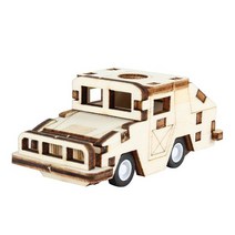 아기 목재 입체퍼즐 - 영공방 달려라 험비, 없음