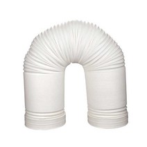 강제 환기키트 창문형 환기시스템 공기청정기 순환, 150mmX2m - 흰색 PE 플라스틱
