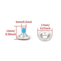 보드바인딩 1set m6 부품 고정 스키 액세서리 미끄럼 방지 내구성 범용 바인딩 와셔, 01 1 set