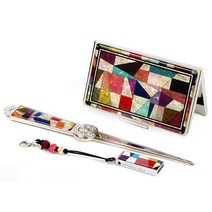 (3종)나전 고용량 USB 8GB＋명함＋지칼(N-조각보)