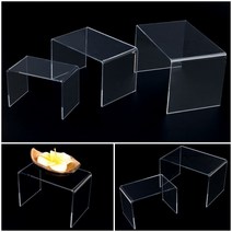 테이블형 아크릴 상품진열대 소 130X80X90 팔찌전시대 화장품진열대, 대 210x130x130