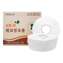 크린큐 별무늬 점보롤 16롤, 1박스