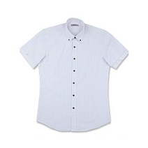 신나라-닷컴_슬림 투톤체크 반팔 셔츠 남자난방 남방 남성 여름 상의 와이tlsskfk-ek