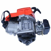 2스트로크 당겨 시작 엔진 25H 스프로킷 모터 전송 공기 필터 49cc 미니 포켓 핏 쿼드 먼지 자전거 ATV 4, 한개옵션0, 한개옵션0