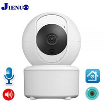무선전화기 효도전화기 업소용 가정용 전화기 보안 보호 PTZ WIFI 카메라 무선 자동 추적 Cctv IP 비디오 감시 야간 클라우드 스마트 홈 캠 Icsee cctv카메라 소형카, 1080p 표준, 오 플러그