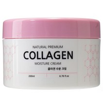 피부 탱탱하게 보습력 뛰어난 콜라겐 수분크림 200ml 기초 수분 여드름 아이 미백 여성 화장품 10대 20대 30대 50대 여자 친구 엄마 생일 생신 선물, 1, 본상품선택