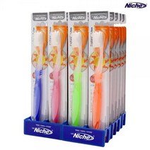 니치 사이버슬림 칫솔 24개입 슬림모 성인칫솔 전용, 1개