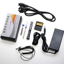 미니전기인두 TS101 65W 미니 디지털 전기 납땜 인두 LCD 프로그래밍 가능 디스플레이 DC 19V 3.42A 전원, 04 B2 Tip_01 미국, 04 B2 Tip_01 미국