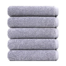 수건하다 고급 호텔 수건 170g 30수 코마사 5매 10매, 라이트그레이, 10장