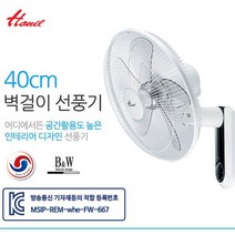 한일 벽걸이 선풍기 FW-603/회전/상하조절/3단풍속/강력모터, 없음