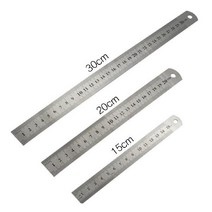 스테인리스 15cm 양면자 쇠자 스텐 20cm 철자 30cm