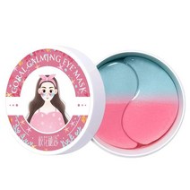 팔자주름패치 미간 리프팅패치2색 모이스처라이징 아이 마스크 60 개 아보카도 캐비어 코랄 패치 크리스탈, [02] Coral 1