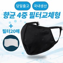 마스크 편한 입체 필터마스크 남녀공용 교체필터 포함 구성 조이할리, 3개, 3개