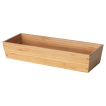 이케아 오스트비트 식기도구트레이 대나무 10x26 cm