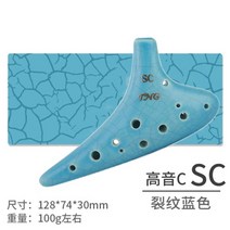 청오카리나 오카리나 가격 배우기Ocarina TNG 12 홀 알토 C 소프라노 F G, 소프라노 C 블루