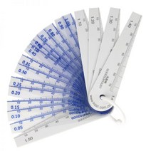 플라스틱 필러 게이지 PET 두께 PVC 균열 갭 간극 틈새 차량단차측정, 09. G29P-0540(0.05~4.0/29개), 1개