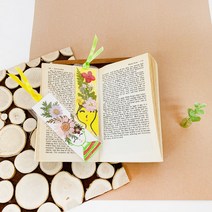 [문구티쳐] 토단 압화 북마커(책갈피) 만들기 1인세트 DIY 만들기세트