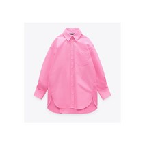 연애의참견 132회 한혜진 스타일 옷 루즈핏 셔츠 포플린 남방 긴팔 블라우스