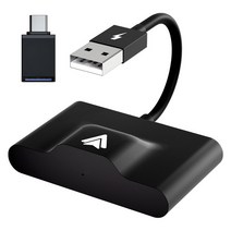 카플레이 동글 LPhone 안드로이드용 무선 카플레이 어댑터 자동 플러그 5GHz 와이파이 블루투스 연결, 01  for Android