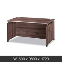 몬스터오피스 탑책상 1200 1400 1600 1800 책상 사무용책상 사무실책상, 03_탑책상1600_오크샤모니(CO)