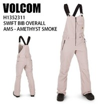 볼컴 여성 보드복 2023년 스위프트 스노우보드 멜빵 바지 H1352311